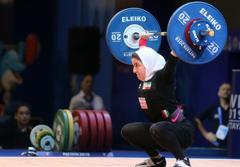 وزنه‌برداری قهرمانی آسیا| اولین نماینده بانوان ایران در گروه B اوت کرد