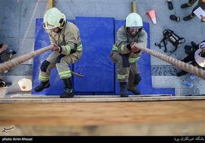 مسابقه عملیاتی ورزشی آتش نشانان تهران