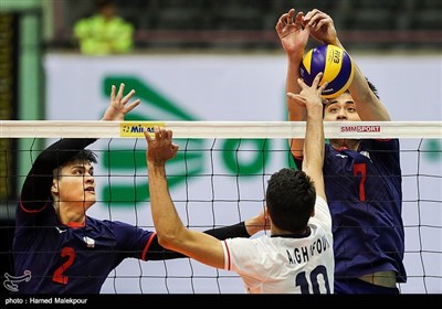 دیدار تیم‌های والیبال ایران و چین تایپه - مسابقات قهرمانی آسیا 
