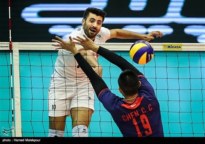 دیدار تیم‌های والیبال ایران و چین تایپه - مسابقات قهرمانی آسیا 