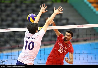 والیبال قهرمانی آسیا - ایران و کره جنوبی