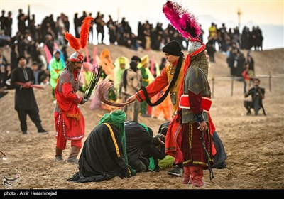  بازسازی واقعه عاشورا در نوش آباد کاشان 