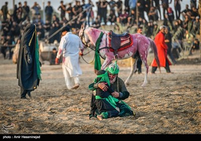  بازسازی واقعه عاشورا در نوش آباد کاشان 