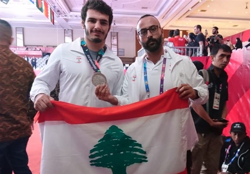 حمایت رئیس فدراسیون کشتی لبنان از ورزشکار این کشور پس از عدم مبارزه با نماینده رژیم صهیونیستی