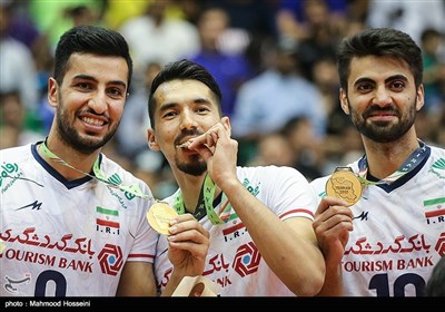 قهرمانی ایران در مسابقات والیبال قهرمانی آسیا