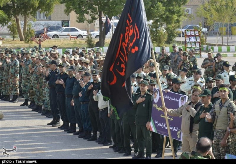 رژه نیروهای مسلح در شهرستان‌های استان خوزستان به روایت تصویر