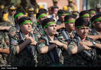 مراسم رژه نیروهای مسلح در کرمانشاه 