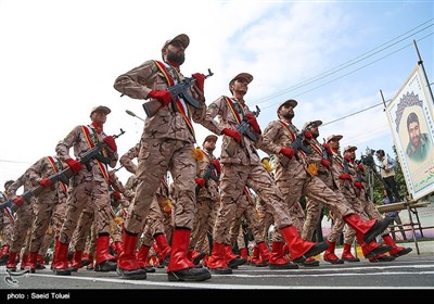 مراسم رژه نیروهای مسلح در خراسان شمالی 