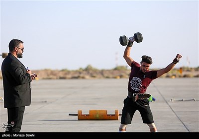 مسابقات قوی‌ترین مردان استان اصفهان، جام نکوداشت هفته دفاع مقدس، در پایگاه هوایی شهید بابایی