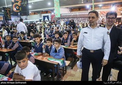 سردار مهماندار در مراسم زنگ دانش آموز شهید