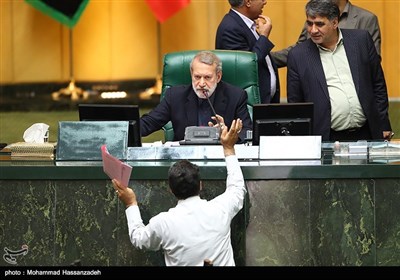 علی لاریجانی در جلسه علنی مجلس شورای اسلامی 
