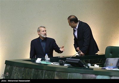 علی لاریجانی در جلسه علنی مجلس شورای اسلامی 