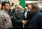 سرلشکر حسین سلامی فرمانده کل سپاه پاسداران و سرلشکر مصطفی ایزدی
