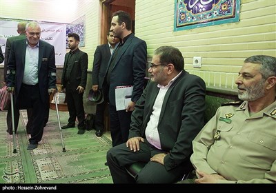 سرلشکر موسوی فرمانده کل ارتش و دریابان علی شمخانی دبیر شورای عالی امنیت ملی