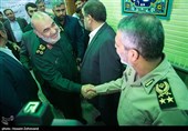 سرلشکر موسوی فرمانده کل ارتش و سرلشکر حسین سلامی فرمانده کل سپاه پاسداران