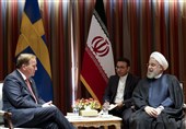 رایزنی روحانی با نخست وزیر سوئد درباره مسائل دو جانبه و بین المللی