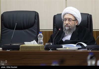  آیت‌الله صادق آملی لاریجانی رئیس مجمع تشخیص مصلحت نظام 