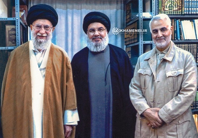 بالصورة .. لقاء بین الإمام الخامنئی والسید نصرالله واللواء سلیمانی