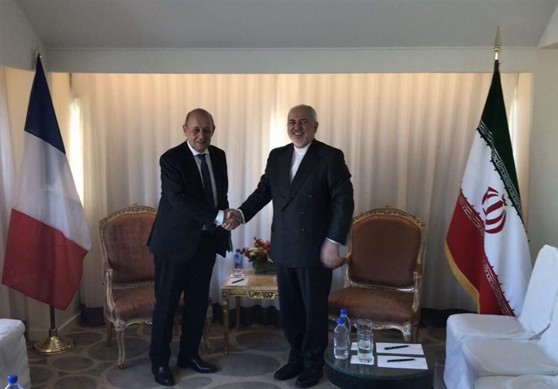 دیدار ظریف با وزرای خارجه فرانسه و استرالیا