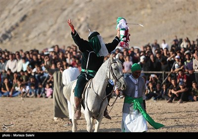 اجرای تعزیه واقعه عاشورا - مبارکه اصفهان