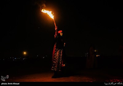 نمایش مدهبی درحااشیه نمایشگاه بزرک بسیج اقشار سپاه تهران