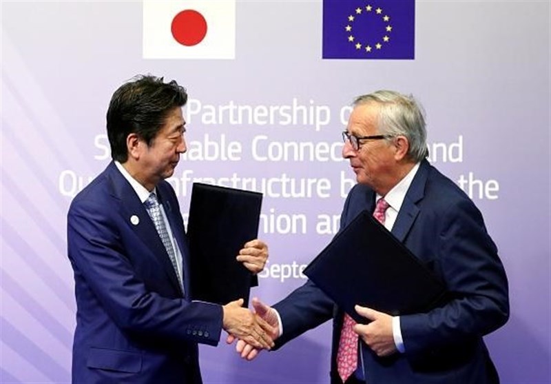 توافق ژاپن-اتحادیه اروپا در واکنش به ابتکار «یک کمربند-یک جاده» چین