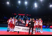 والیبال قهرمانی اروپا| لهستان به مدال برنز رسید + عکس