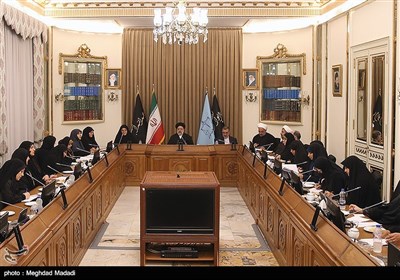 دیدار فراکسیون زنان مجلس با رئیس قوه قضائیه