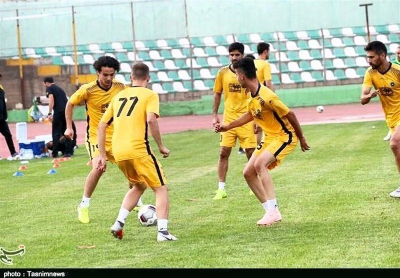 تيم،سپاهان،اصفهان،تمرين،بازي،تسنيم،خيبر،لرستان
