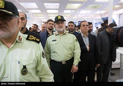 بازدید سردار حسین اشتری، فرمانده نیروی انتظامی از نمایشگاه ایپاس 2019