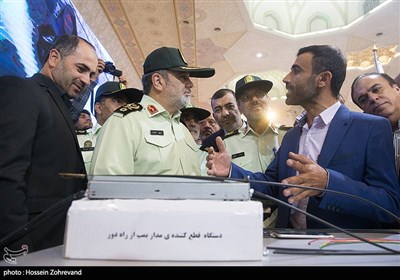 بازدید سردار حسین اشتری، فرمانده نیروی انتظامی از نمایشگاه ایپاس 2019