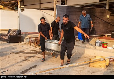 آماده‌سازی مواکب خدمت رسانی به زائرین اربعین حسینی-شلمچه