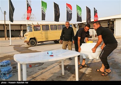 آماده‌سازی مواکب خدمت رسانی به زائرین اربعین حسینی-شلمچه