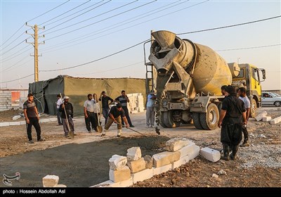 آماده‌سازی مواکب خدمت رسانی به زائرین اربعین حسینی-شلمچه