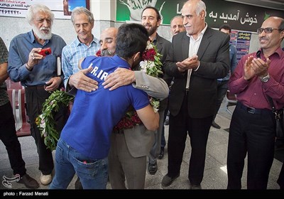 استقبال از حافظ قشقایی قهرمان وزنه برداری جهان-کرمانشاه