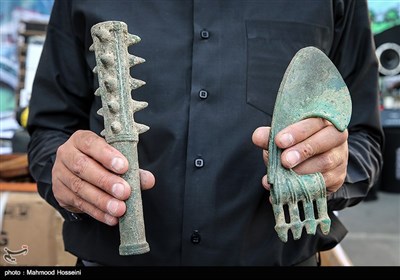کشف اشیاء عتیقه با قدمت 3500 ساله در بیست و نهمین مرحله از طرح رعد پلیس پیشگیری تهران بزرگ