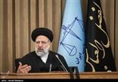حجت‌الاسلام سیدابراهیم رئیسی رئیس قوه قضاییه در جلسه شورای دادرسی الکترونیک
