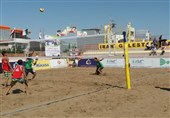 مسابقات تور جهانی والیبال ساحلی تک‌ستاره در بندرترکمن آغاز شد