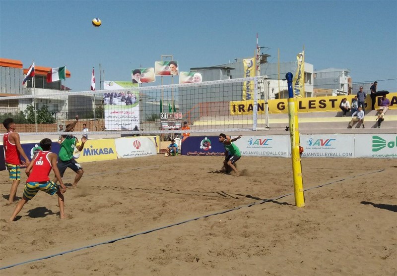 مسابقات تور جهانی والیبال ساحلی تک‌ستاره در بندرترکمن آغاز شد
