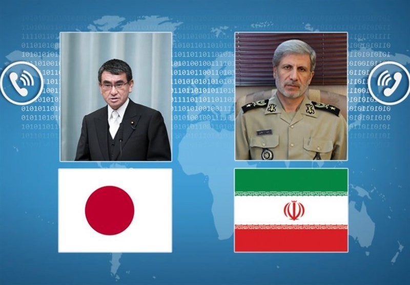 امیرحاتمی در گفت‌وگوی تلفنی با وزیر دفاع ژاپن: ایران به دنبال ثبات در منطقه است