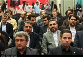  محمدرضا پاکروان نماینده معاونت همکاری های علمی و فرهنگی سازمان فرهنگ و ارتباطات اسلامی در مراسم اختتامیه پنجمین جایزه جهانی اربعین