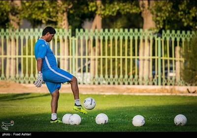 بهزاد غلامپور مربی دروازبانان تیم فوتبال استقلال تهران