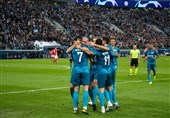 نخستین پیروزی زنیت در لیگ قهرمانان اروپا با گل آزمون به روایت تصویر
