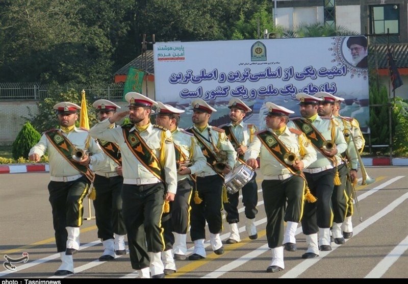 صبحگاه مشترک نیروی انتظامی در اصفهان برگزار شد