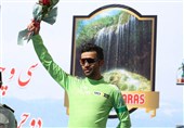 تور دوچرخه‌سواری ایران - آذربایجان | گنج خانلو برترین رکابزن بخش امتیازی در پایان مرحله چهارم