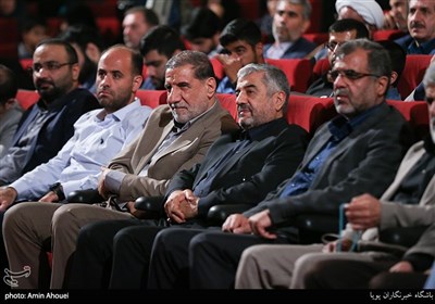 حضور سردار محمد کوثری در مراسم چهارمین سالگرد شهید حاج حسین همدانی