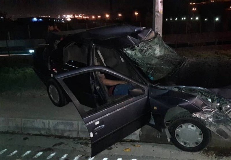 تصادف خونین 4 خودرو در غرب تهران + تصاویر