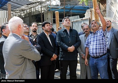 پیروز حناچی شهردار تهران در آیین تهرانگردی و بازدید از مسیر های گردشگری