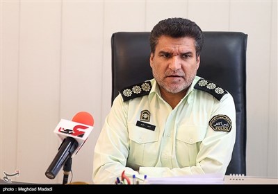 سرهنگ حمید مکرم رئیس مرکز تشخیص هویت پلیس آگاهی تهران بزرگ