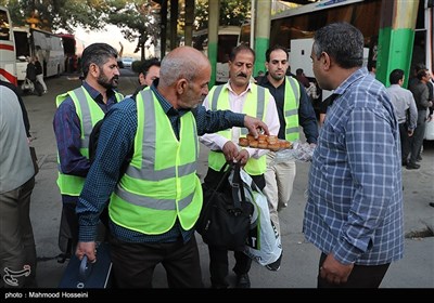  آئین بدرقه 1400 داوطلب شهرداری تهران، برای خدمت‌رسانی در مراسم اربعین 